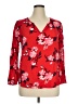 Old Navy 100% Viscose Red 3/4 Sleeve Blouse Size XL - photo 1