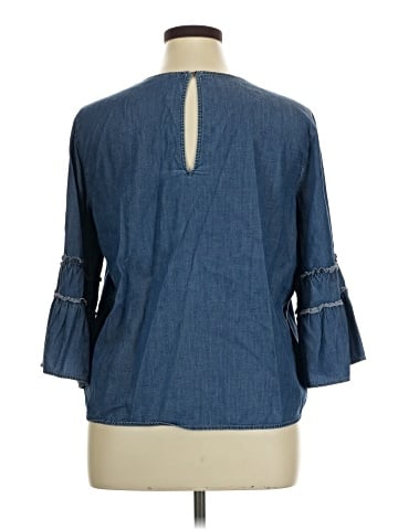 Express 3/4 Sleeve Blouse (view 2)