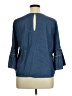 Express Blue 3/4 Sleeve Blouse Size XL - photo 2