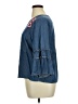 Express Blue 3/4 Sleeve Blouse Size XL - photo 5