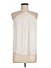 Naked Zebra 100% Polyester White Sleeveless Blouse Size M - photo 1