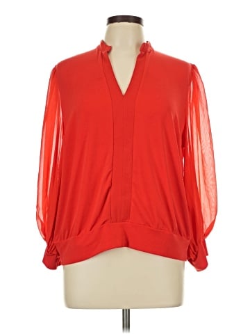 7th Avenue Design Studio New York & Company 3/4 Sleeve Blouse (view 1)