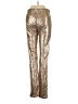 May & July 100% Polyester Metallic Gold Dress Pants Size S - photo 2