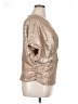 Express Metallic Gold Short Sleeve Top Size XL - photo 4