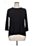 Rose + Olive Black 3/4 Sleeve Top Size XL - photo 1