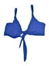 Robin Piccone Solid Blue Swimsuit Top Size L - photo 1