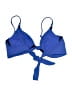 Robin Piccone Solid Blue Swimsuit Top Size L - photo 2