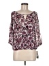 A. Byer 100% Polyester Purple 3/4 Sleeve Blouse Size M - photo 1