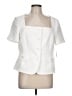 Kasper 100% Polyester Ivory Blazer Size 12 - photo 1