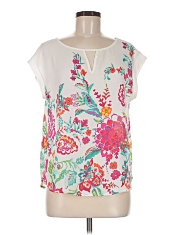 7th Avenue Design Studio New York & Company Short Sleeve Blouse (view 1)