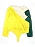 Express Color Block Yellow Bodysuit Size XL - photo 2