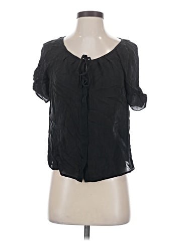 Joie Short Sleeve Silk Top (view 1)