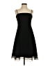 Ann Taylor 100% Polyester Solid Black Cocktail Dress Size 2 Petite - photo 1