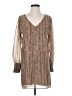 Rory Beca 100% Polyester Animal Print Brown Casual Dress Size S - photo 1