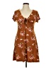 Justify Brown Casual Dress Size L - photo 1