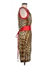 Etcetera Animal Print Red Cocktail Dress Size 8 - photo 4