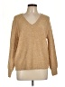 Ann Taylor LOFT Metallic Tan Pullover Sweater Size L - photo 1