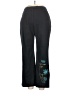 Harold's Graphic Black Casual Pants Size 14 - photo 1
