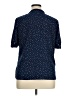 Jason Wu 100% Polyester Polka Dots Blue Short Sleeve Blouse Size XL - photo 2