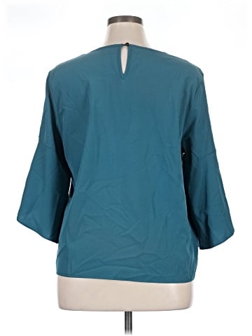 Shein Curve Long Sleeve Blouse (view 2)