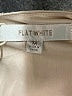 Flat White 100% Polyester Silver Long Sleeve Blouse Size M - photo 7