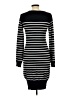 BCBGeneration Stripes Black Casual Dress Size L - photo 2