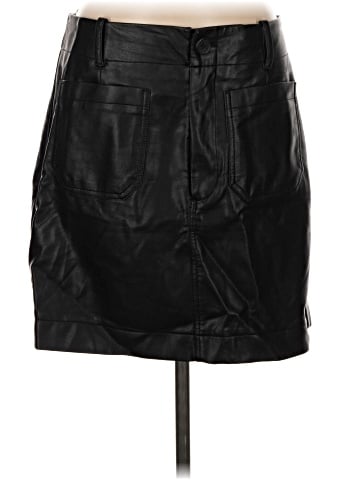Maeve by Anthropologie Faux Leather Skirt (view 1)