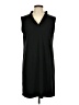 Top It Off Solid Black Casual Dress Size L - photo 1
