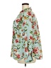 Roz & Ali 100% Polyester Floral Teal 3/4 Sleeve Blouse Size 2X - photo 5