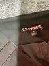 Express Solid Black Formal Skirt Size 2 - photo 4