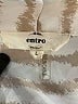 Entro 100% Polyester Animal Print Tan Short Sleeve Blouse Size L - photo 7