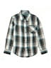 Hurley Plaid Gray Long Sleeve Button-Down Shirt Size S (kids) - photo 1