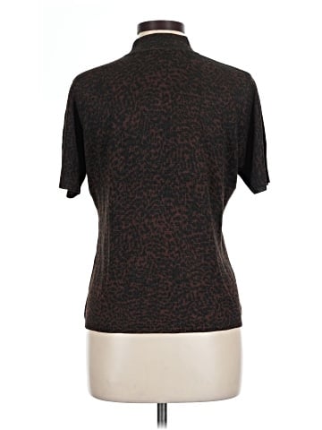 Nina Leonard Short Sleeve Turtleneck (view 2)