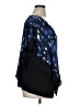 AGB 100% Polyester Blue Short Sleeve Blouse Size 1X - photo 4
