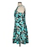 Wisp Print Teal Cocktail Dress Size 14 - photo 5