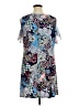 Roz & Ali Print Blue Cocktail Dress Size XL - photo 2