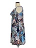 Roz & Ali Print Blue Cocktail Dress Size XL - photo 5