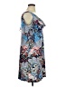 Roz & Ali Print Blue Cocktail Dress Size XL - photo 4