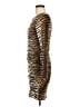 Grecerelle Animal Print Brown Cocktail Dress Size M - photo 5