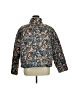 Time and Tru 100% Polyester Floral Blue Snow Jacket Size 1X - photo 1