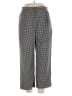 Bill Blass 100% Acetate Houndstooth Black Casual Pants Size 14 - photo 1