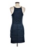 Aqua Solid Blue Casual Dress Size M - photo 2