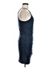 Aqua Solid Blue Casual Dress Size M - photo 4