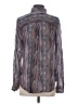AP.NY Chevron-herringbone Gray Long Sleeve Blouse Size S - photo 2