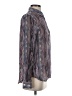 AP.NY Chevron-herringbone Gray Long Sleeve Blouse Size S - photo 4