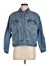 Topshop 100% Cotton Blue Denim Jacket Size 6 - photo 1