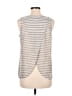 J.Crew Factory Store 100% Polyester Gray Sleeveless Top Size 8 - photo 2