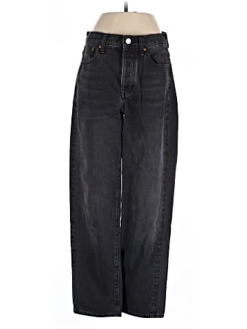 Madewell Low-Slung Straight Jeans in Kent Wash: Airy Denim Edition (view 1)