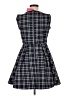 Suzanne Betro Plaid Blue Casual Dress Size M - photo 2
