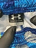 Under Armour Graphic Blue Athletic Shorts Size 4 - photo 3
